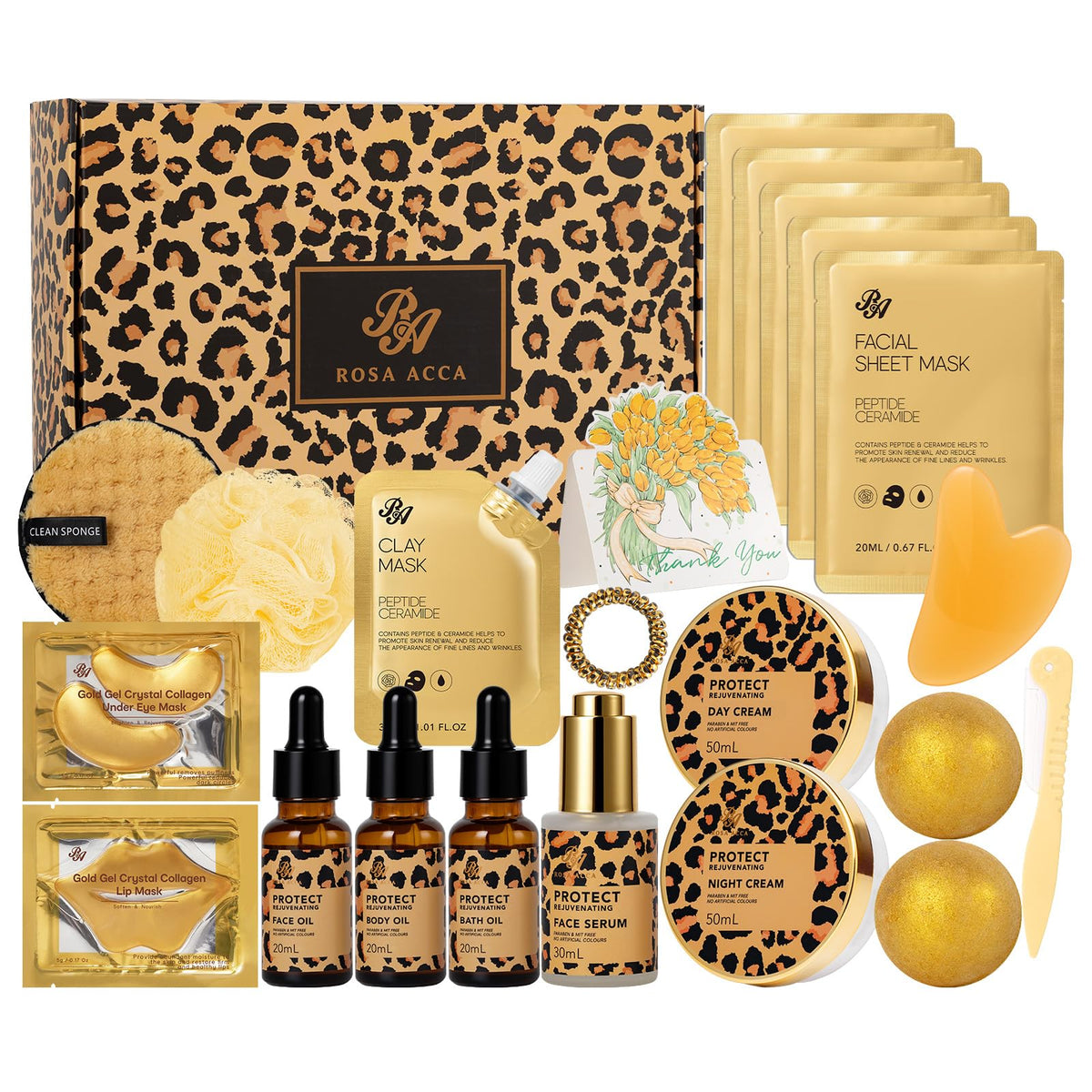 Gifts for Women & Men, 30Pcs Birthday Gift for Women, Face Skin Care Set