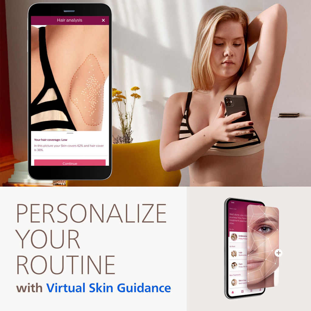 Philips Lumea 8000 IPL Hair Removal Device for Long-Lasting Smooth Skin