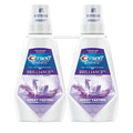 Crest 3D White Mouthwash, Teeth Whitening for Adults, 1L, 2 Pack, Alcohol Free Mouth Rinse, Breath Freshener, Antibacterial, Antiseptic, Bad Breath Treatment, Peroxide Free, Clean Mint