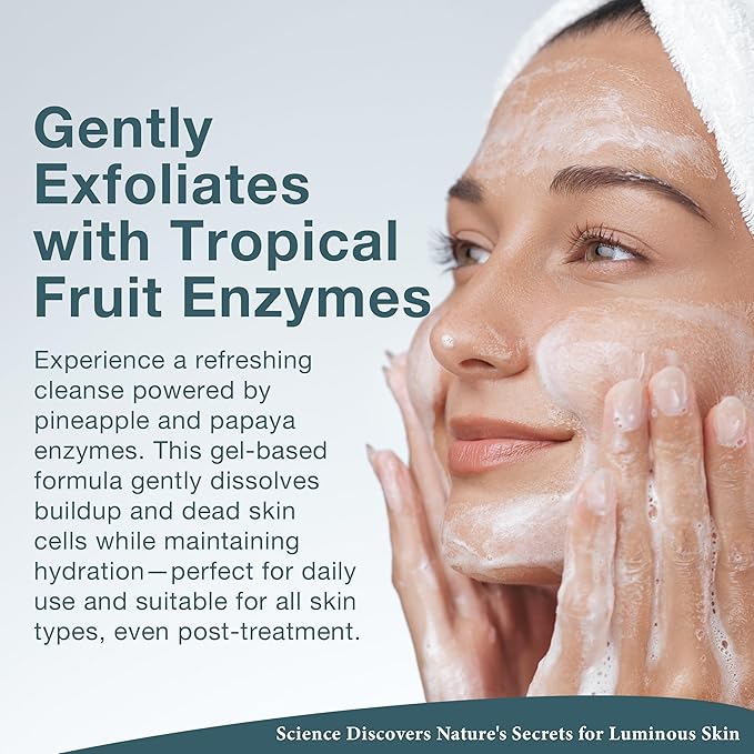 Lira Clinical BIO Enzyme Cleanser - Papaya and Pineapple Gel - 177 ml
