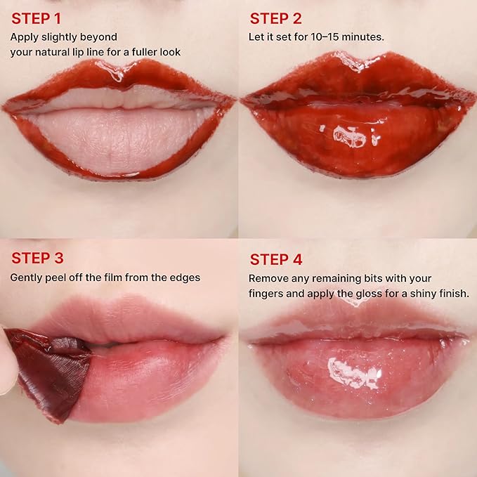 Earlyance Peel Off Natural Watercolor Lip Tattoo Liner (6g), 24hr-Long Lasting Korean Lip Stain, Transfer-Proof Matte Blush Pink with Gentle Plumping for Bareface Look (Ballerina Pink)
