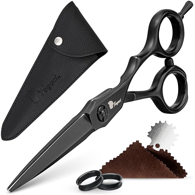 Fagaci Hair Cutting Scissors Professional 4.5” Precision Hair Shears