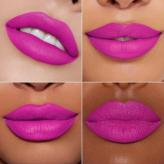 MAKI YIKA Hot Pink Lipstick Matte for Women Color Stay Long Lasting Lipsticks