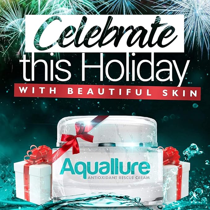 Aquallure Antioxidant Rescue Cream and Complexion MD Advanced Anti-Wrinkle Cream – Clinically Tested Multi-Peptide with Hyaluronic Acid – Face Moisturizer – Hypoallergenic for All Skin Types – 1 Oz (2 items)
