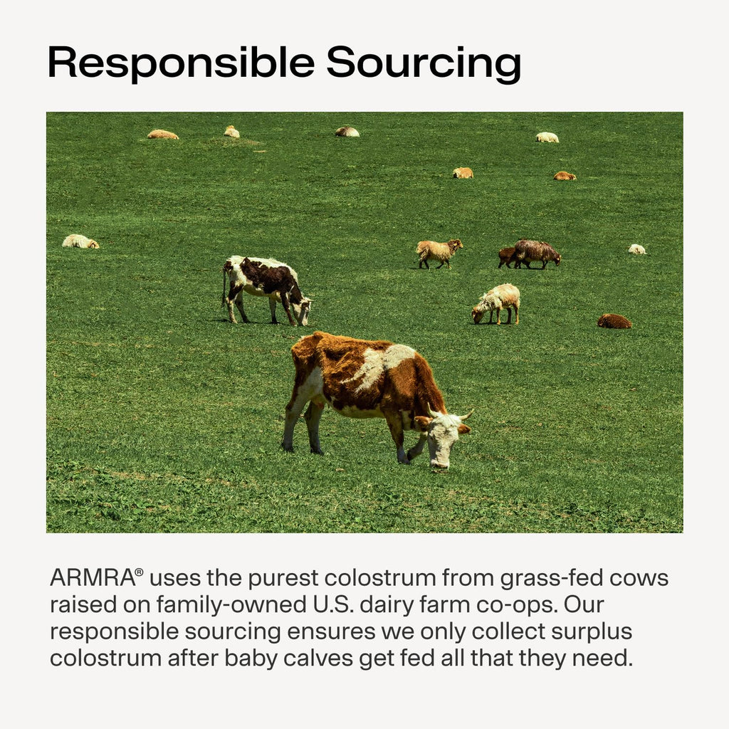 ARMRA Colostrum Powder | Vine Watermelon | Gut Health & Bloating | Skin & Hair | Immunity | Keto, Gluten & Fat-Free | 30 Servings