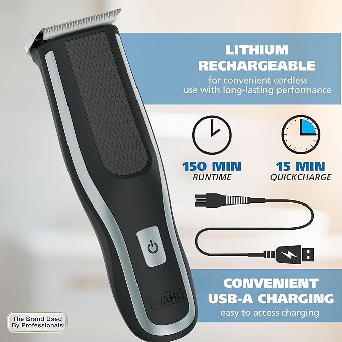 Wahl Self-Haircut Pro Lithium Ion Cordless Hair Clipper for DIY Haircuts