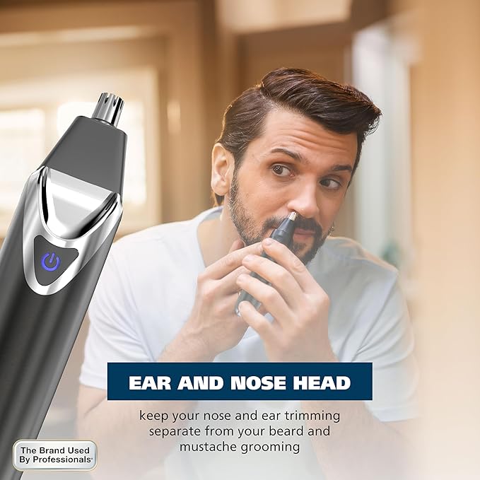 Wahl USA Stainless Steel Lithium Ion 2.0+ Slate Beard Trimmer for Men