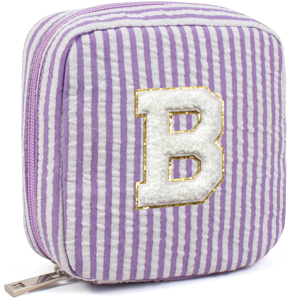 LETGO Gifts for Girls Teen Girl - Pink Preppy Makeup Bag Best Friend Birthday Gifts Teacher Gifts for Women Wedding Gifts Bridesmaid Gifts Daughter Teacher Wife Gifts Teen Girl Gifts R