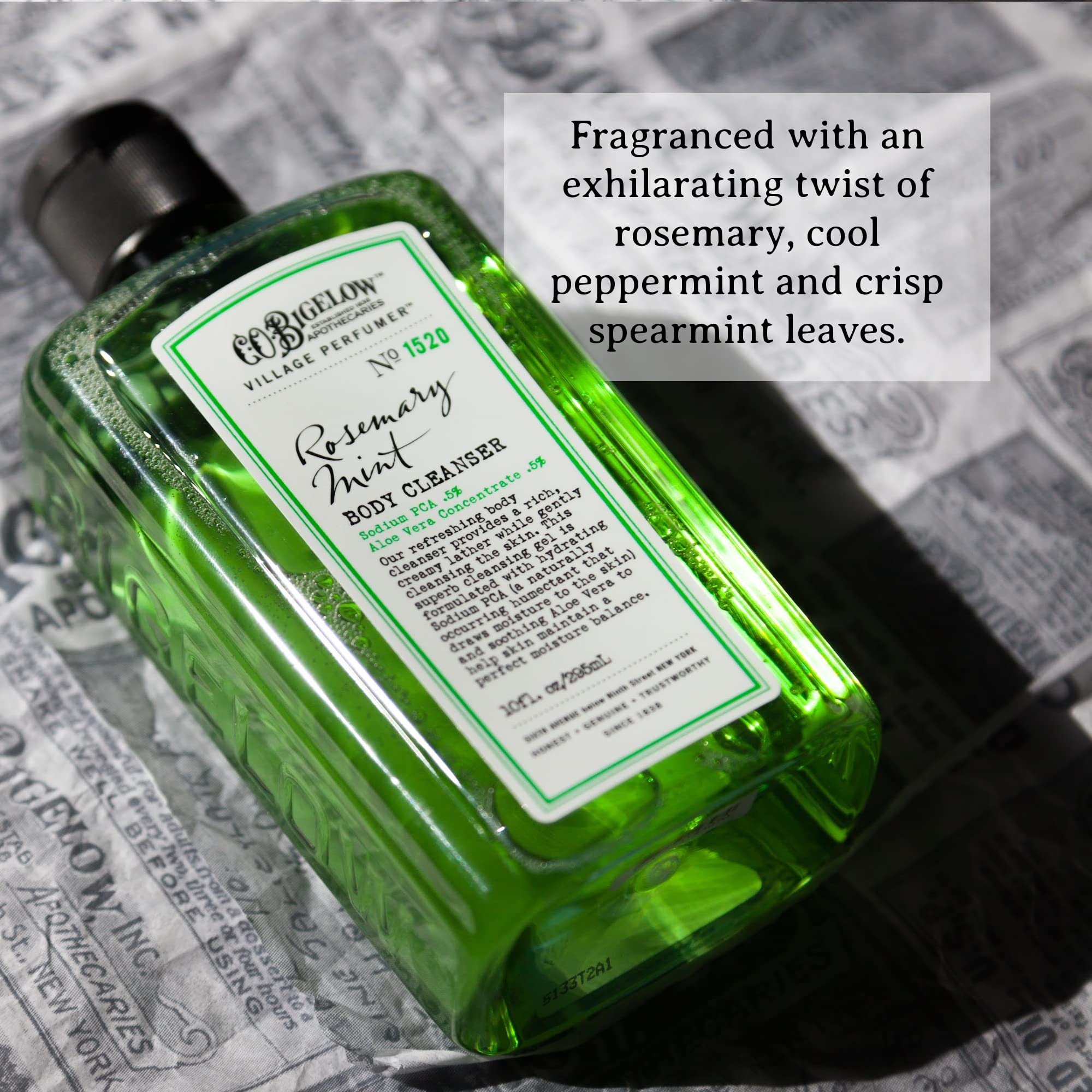 C.O. Bigelow Rosemary Mint Body Wash, 10 fl oz