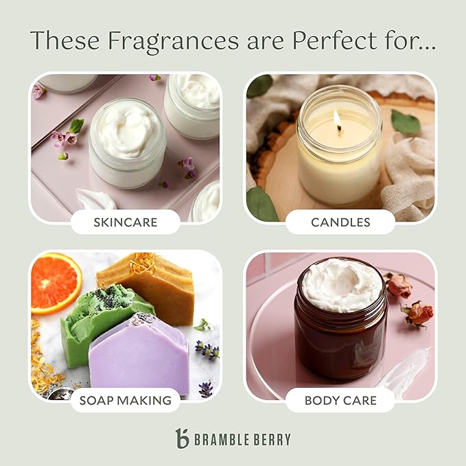 Bramble Berry Lavender Fragrance Oil 2 oz | Calming Floral Scent for Soap Making, Candles, Lotion, Bath Bombs & Perfume | Skin Safe, Vegan, Paraben & Phthalate Free, DIY Craft Essential