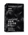 Madison Reed Radiant Hair Color Kit - 2NNA Darkest Cool Black with Ash Undertones (Pescara Black), Salon-Quality Permanent Hair Dye, 100% Gray Coverage | PPD-Free & Ammonia-Free, 1 Pack