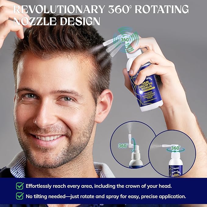 Hair Growth Serum, Rice Water & Biotin & Caffeine, Hair Oils for hair growth