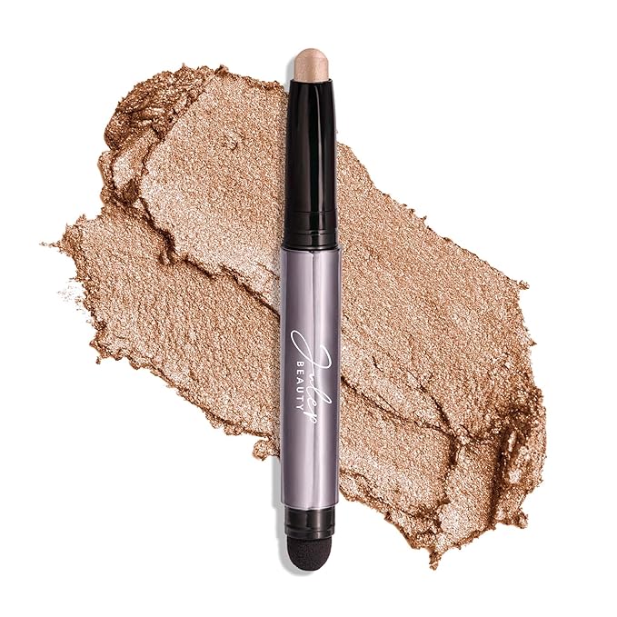 Julep Eyeshadow 101 Cream-to-Powder Waterproof Eyeshadow Stick – Sand Shimmer – Long-Lasting, Buildable, Crease-Proof, Cruelty Free, Shimmer Finish with Built-In Smudger