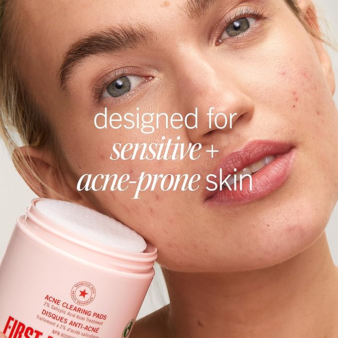 First Aid Beauty Acne Treatment Pads, 2% Salicylic Acid, 60 ct