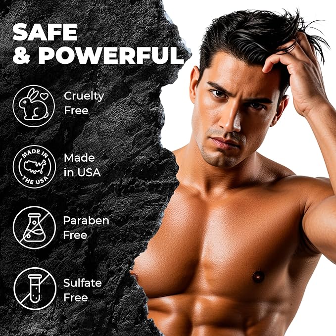 Bossman Hair Shampoo for Men – Natural Moisturizing Men's Shampoo with Keratin & Vitamin Pro5 Enriched - Paraben & Sulfate Free (Vetiver X Scent)