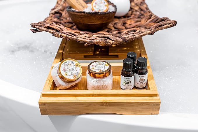 LOVERY Vanilla Coconut Bath & Spa Gift Set, 13pc Spa Gift Basket, Gifts for Women & Men, Bath Bomb, Body Lotion, Bubble Bath & More