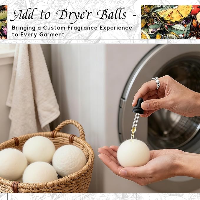 HIQILI Crisp Zenith Fragrance Oil for DIY Air Freshener & Dryer Balls