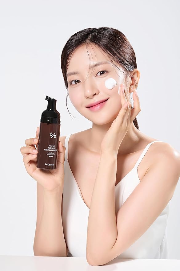 Dr.Ceuracle by leegeehaam Pure Vitamin C Mellight Boosting Essence (145ml / 4.90 fl. oz.) - Glowing Skin Facial Serum with Bubble Foaming Formula, Made in Korea