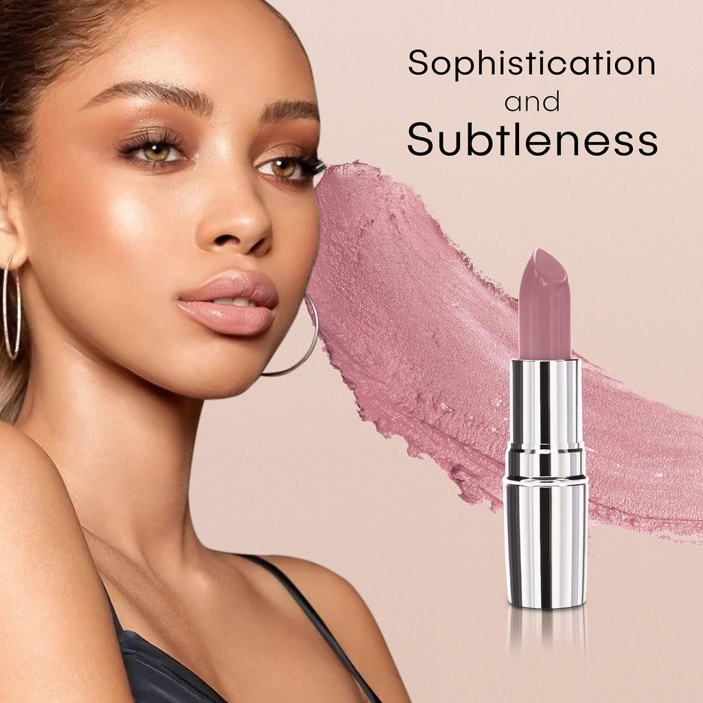 nude envie - Lipstick - Creamy & Long-Lasting Finish - Velvety Texture & Easy Application - Luxury Hydration - With Shea Butter, Vitamin E & Jojoba Oil - Vegan, Paraben-Free & Cruelty-Free - Cool