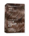 Madison Reed Radiant Hair Color Kit - 7NVA Light Cool Brown (Veneto Brown), Salon-Quality Permanent Hair Dye, Superior Gray Coverage & Dimensional Color | PPD-Free & Ammonia-Free, 1 Pack