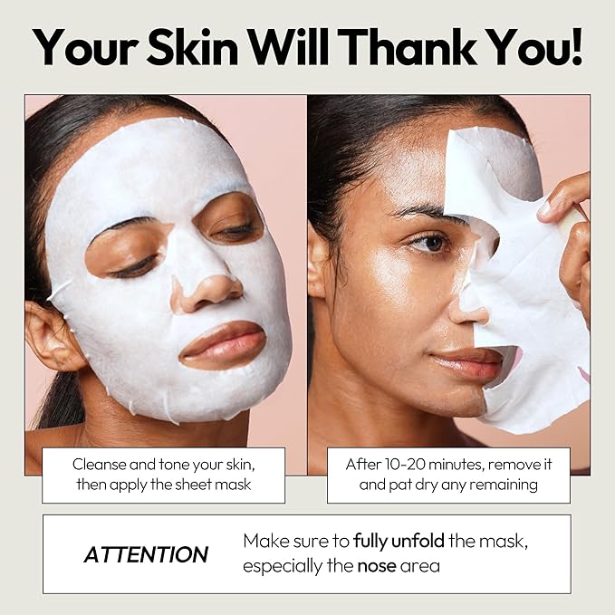 LAPCOS K Beauty Pearl Sheet - Revitalizing Face Mask (Pack of 5)