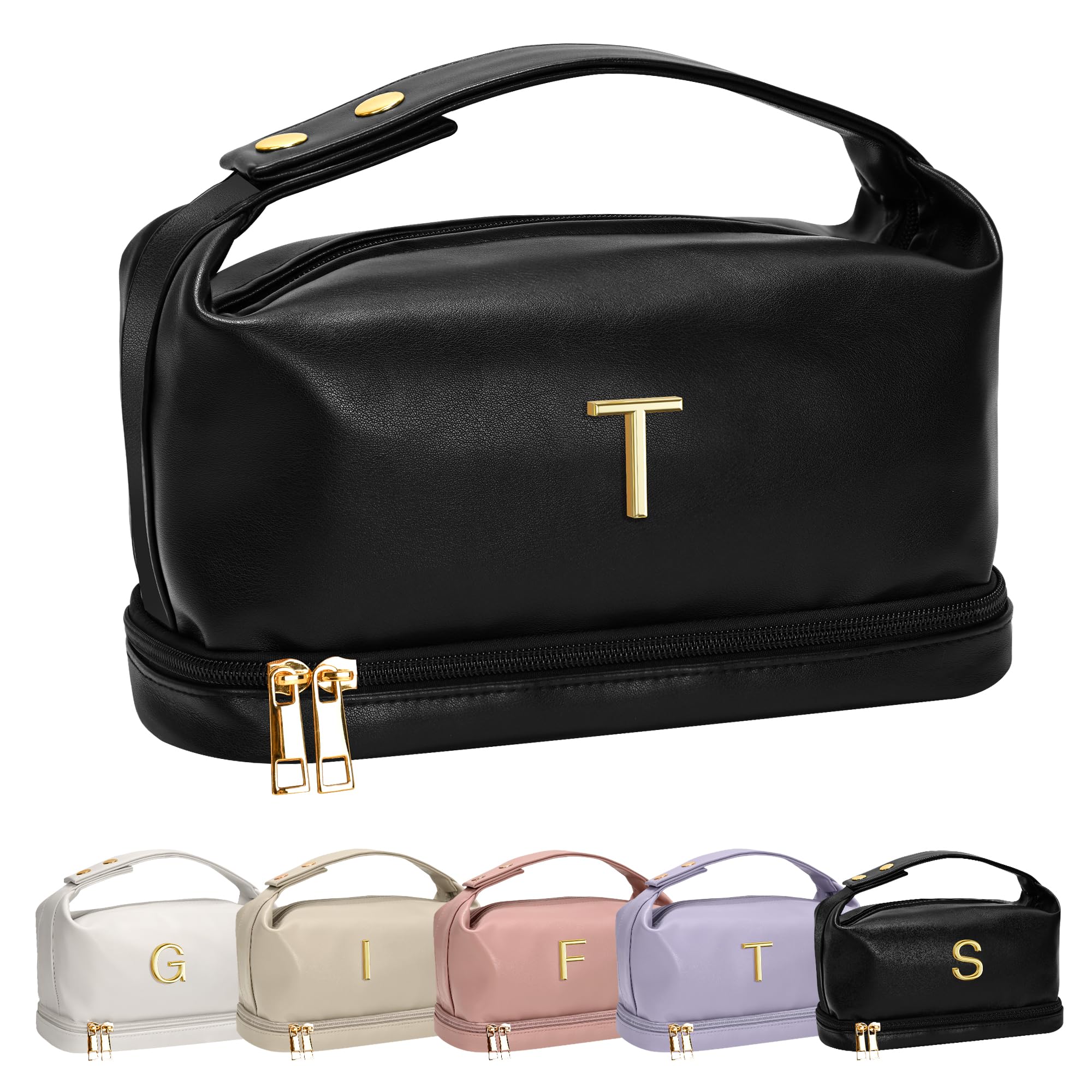 Vogewood Unique Gifts for Teenage Girls-Cosmetic Bag with Handle