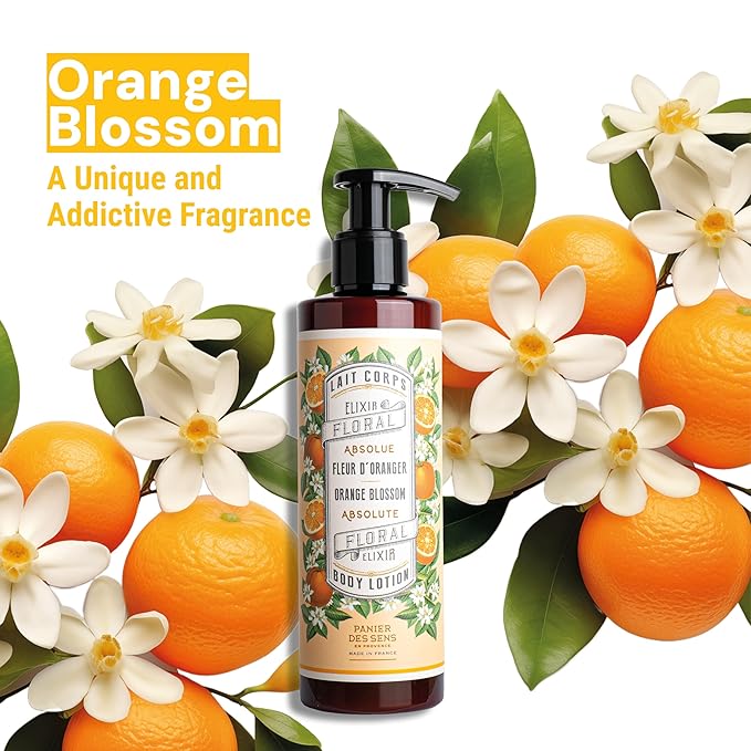 Panier des Sens Orange Blossom Body & Hand Lotion Pump, 8.45 fl oz