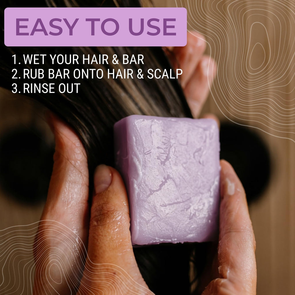 Viori Purple Conditioner Bar - Handcrafted with Longsheng Rice Water & Natural Ingredients - Blonde Hair Toner to Neutralize Brassy Tones