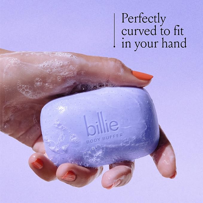 Billie Body Buffer, Pre-shave Body Exfoliator Bar, 3.5 oz