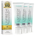LIVFRESH Toothpaste Gel, Clinically Proven to Remove Plaque 250% Better, Does Not Irritate Gums, Reduces Tartar Buildup, Freshens Breath, SLS Free Dental Gel, Wintergreen, 2 Pack