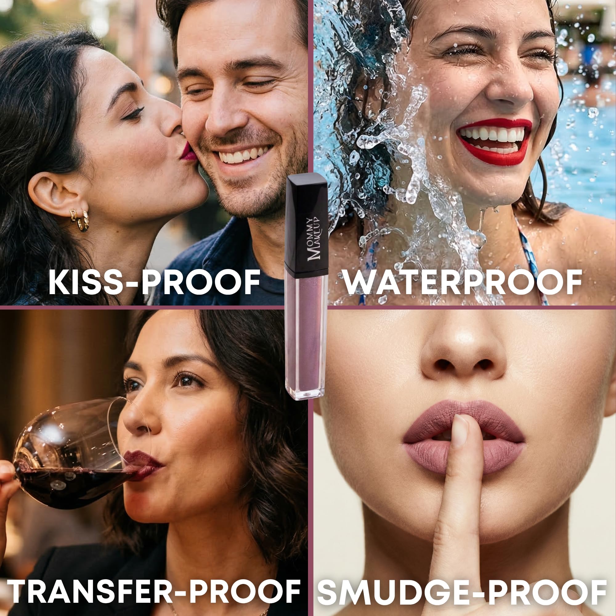 Mommy Makeup Stay Put Matte Lip Cream - Kiss-proof, Transfer-proof Lipstick