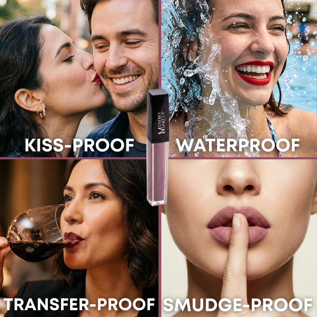 Mommy Makeup Stay Put Matte Lip Cream - Kiss-proof, Transfer-proof Lipstick