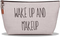 USEFEX Stylish Makeup Bag Organizer | Perfect 100% Cotton Canvas Cosmetic Bag Ideal for Travel and for Cute Gifts