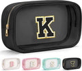 YOOLIFE Birthday Gifts for 3 4 5 6 7 8 9 10 11 12 13 Year Old Girls Travel Makeup Bag Pouch Toiletry Bag for Girls Kids Clear Makeup Bag Cosmetic Bag Birthday Gifts for Girls Kids Preppy Stuff Black K