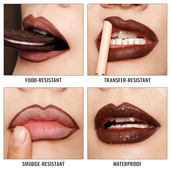 Oulac Waterproof Lipliner Pencil - Smooth and Creamy, Retractable Lip Makeup for Precision Application, Vegan & Cruelty-Free, LL07 Heartfelt