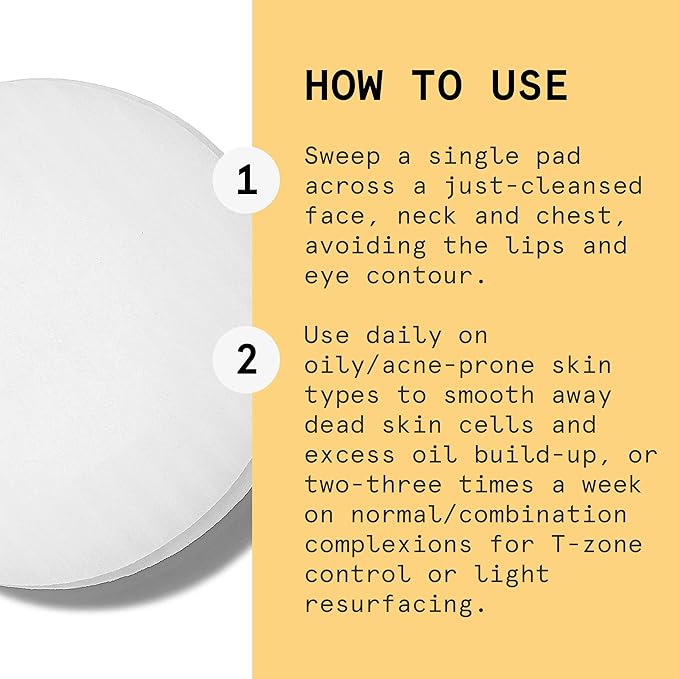 Beauty Pie Dr Glycolic Acid Micropeeling Pads | Exfoliating Pads | 50 Count