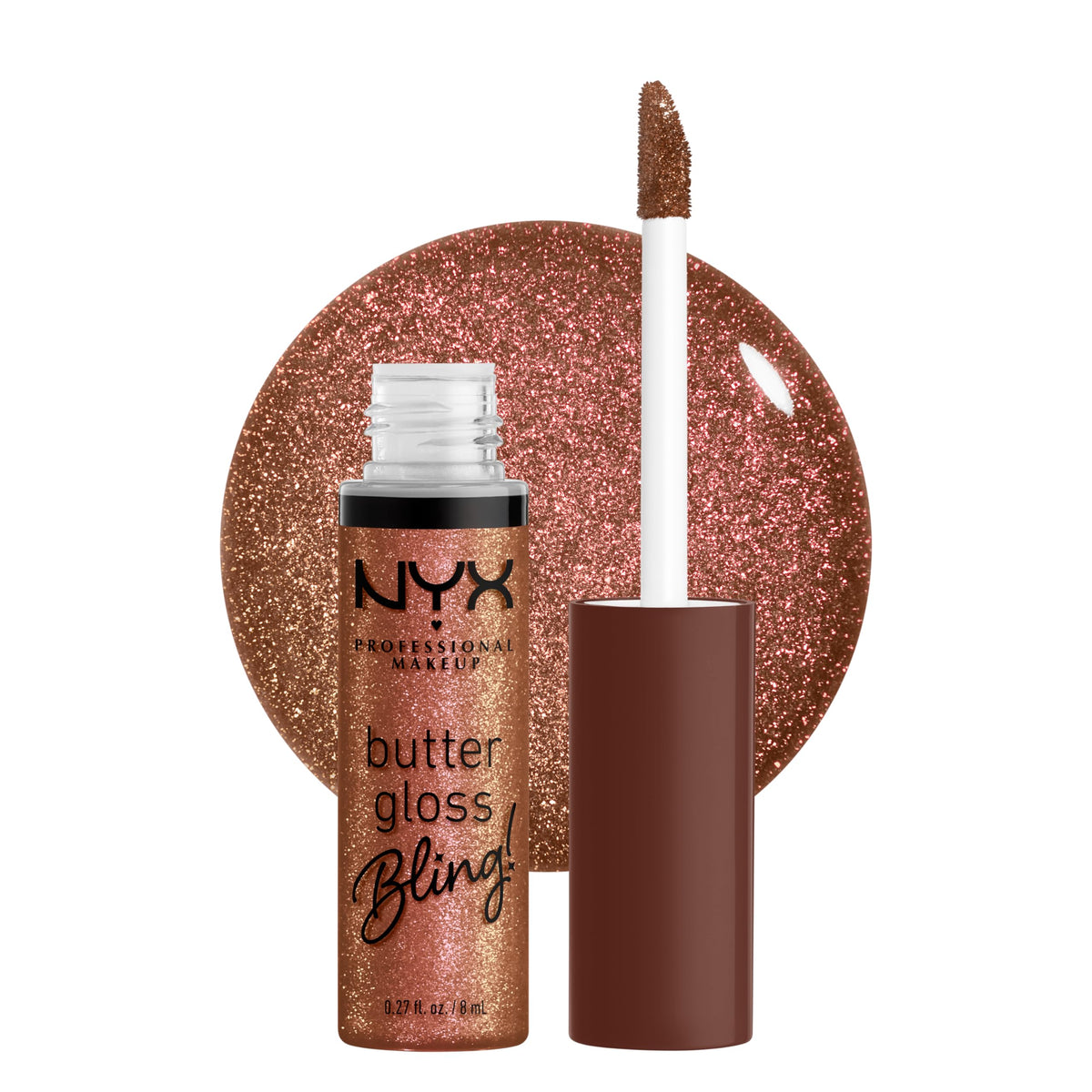 NYX PROFESSIONAL MAKEUP Butter Gloss, Non-Sticky Lip Gloss - Red Velvet (Deep Red)