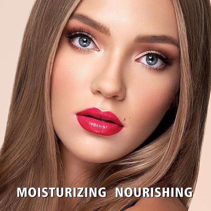 MAKI YIKA Moisture Red Lipstick for Women Hydrate Tinted Lip Balm