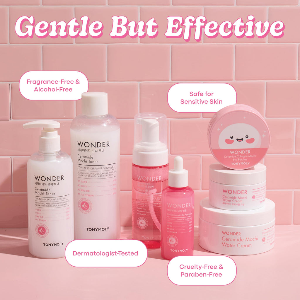 TONYMOLY Wonder Ceramide Mochi Milky Toner, Hydrating Barrier Repair, 500ml
