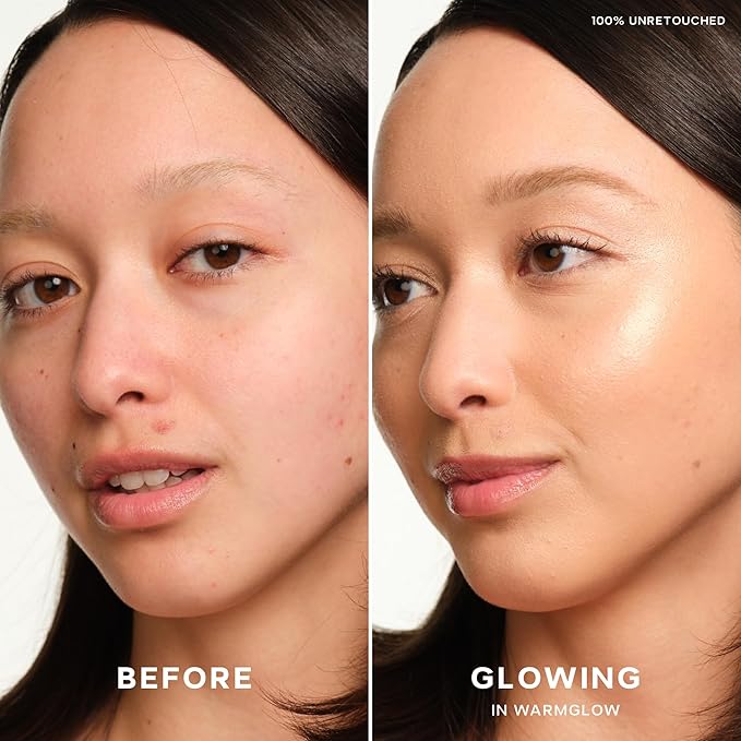 Saie Glowy Super Gel Illuminating Face Makeup Primer, Warmglow (1 oz)