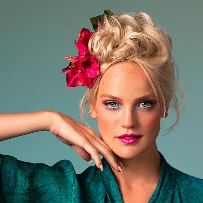 L'Paige Electric Fuchsia Lipstick | Vibrant Fuchsia Pink Shimmer Lip Color | Aloe Vera Moisturizing Formula | Long-Lasting Brilliant Shine Finish | Shade L21