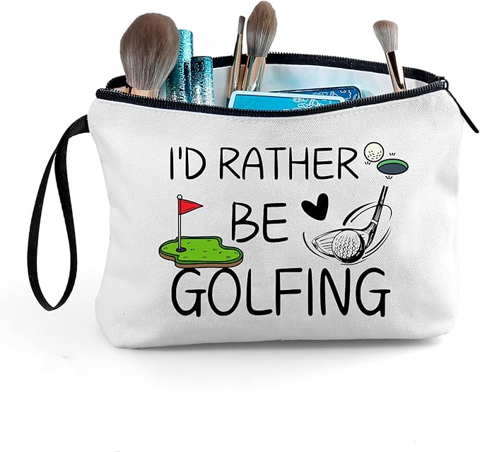ARIOSEY Golf Gifts for Women, Small Makeup Bag and Accessory Pouch