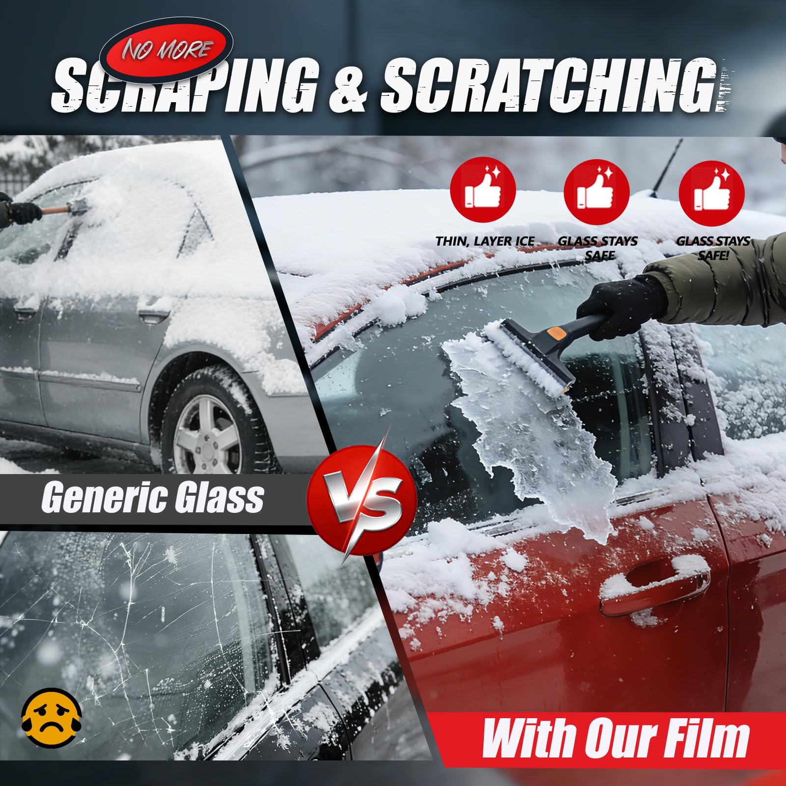 Vepagoo Ceramic Car Window Tint Film 5% VLT, 20" x25FT