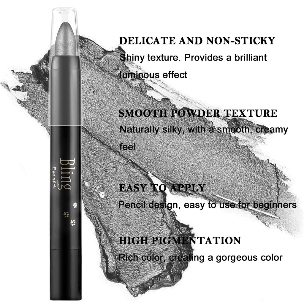 Boobeen Waterproof Eyeshadow Stick - Shimmer Cream Eyeshadow Pen, Easy to Use