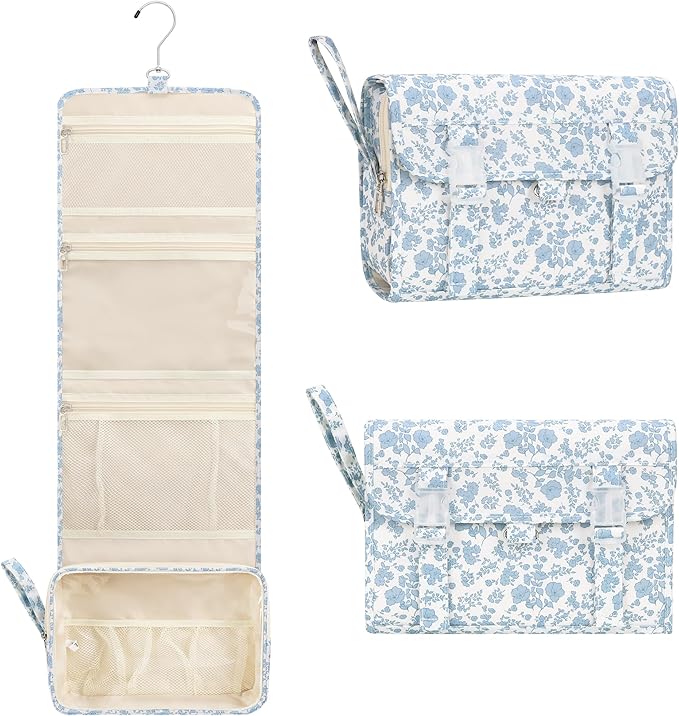 Relavel Hanging Toiletry Bag, Travel Toiletries Bag with Hanging Hook