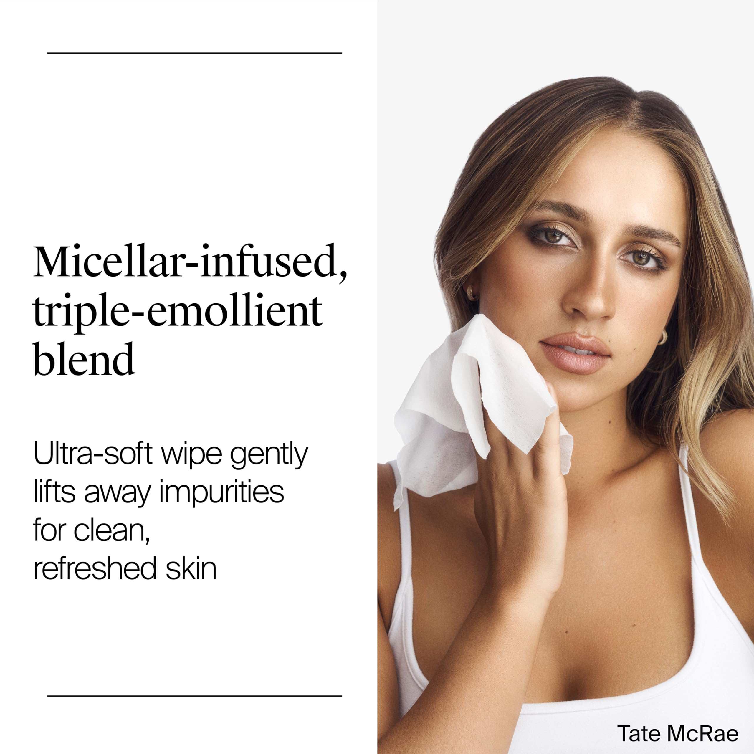Neutrogena Makeup Remover Towelettes for Face with Micellar Water Daily Alcohol-Free, 20 ct