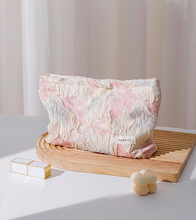 getgto 2 Pcs Makeup Bags, Large Cosmetic Bag Travel Toiletry Bag