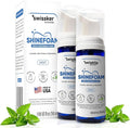 Swissker by Swissklip ShineFoam | Teeth Whitening Foam | Mint Flavor Whitening Toothpaste | Teeth Whitener I Professional Teeth Whitening Kit | 100% Vegan - Made in USA - 1.69 oz - Pack 2
