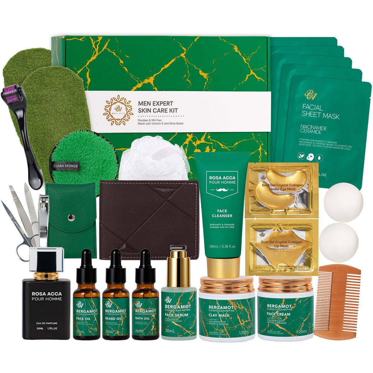 Gifts for Women & Men, 30Pcs Birthday Gift for Women, Face Skin Care Set