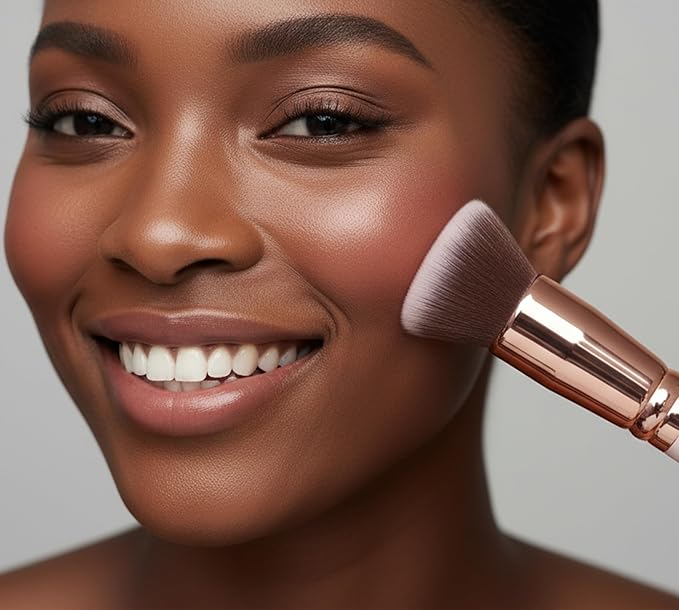 Lamora Flat Top Kabuki Foundation Brush - Liquid Cream Powder Face Brush